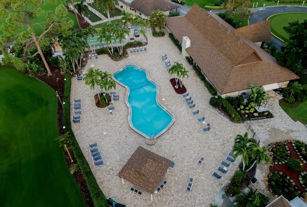 Amazing HOA Clubhouse Paver Installation