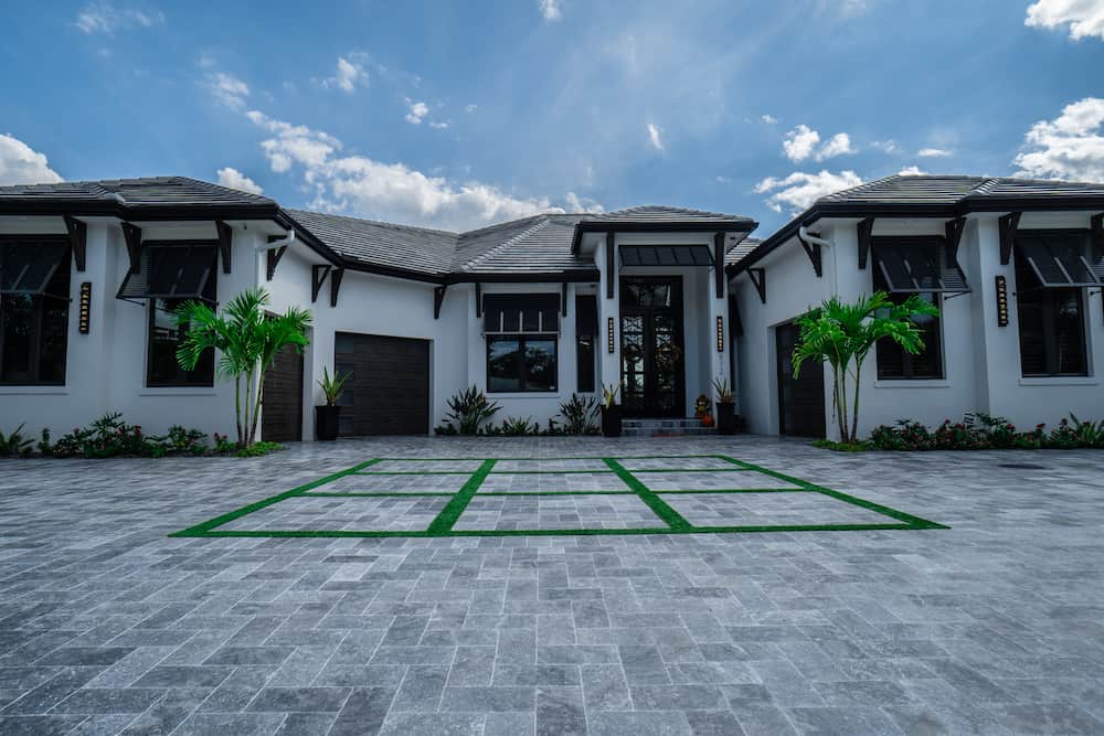 Beautiful Paver Driveway Installation