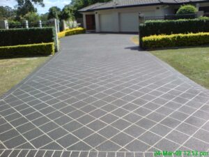 Paver Patterns - Diagonal Bond 3 DiagonalExample