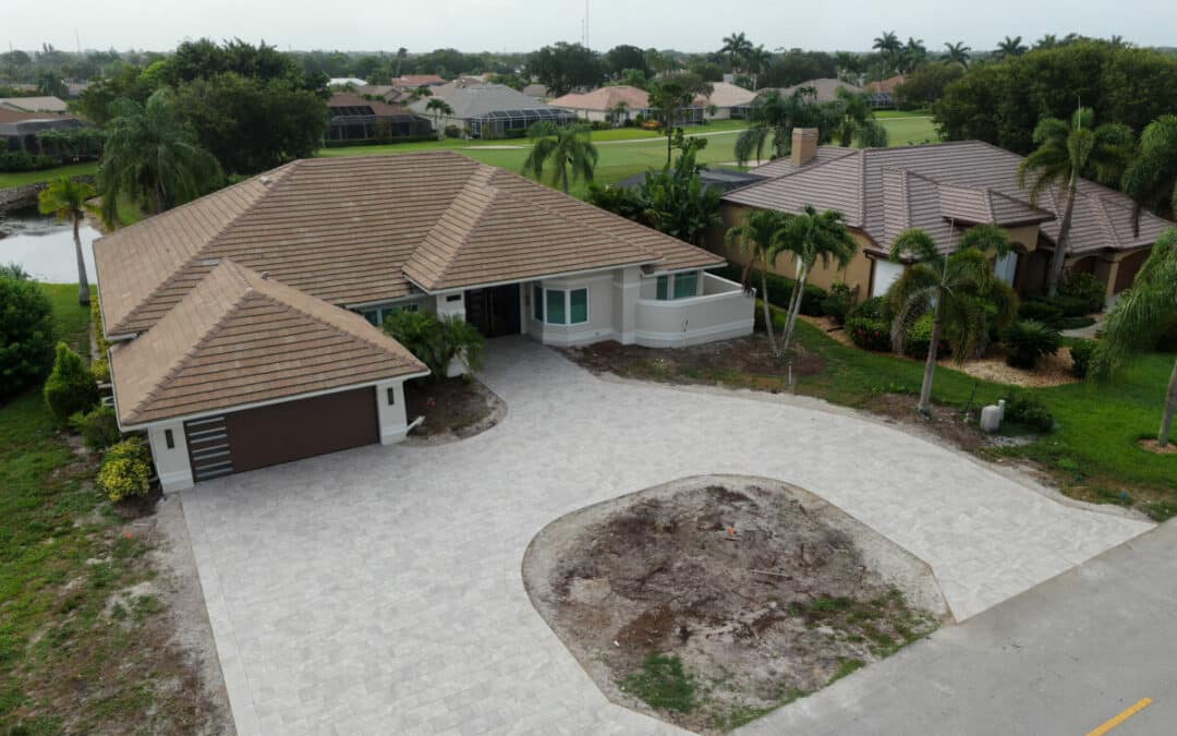 Remodeled Driveway in Bonita Springs