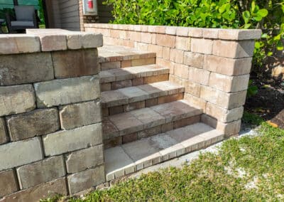 Paver steps