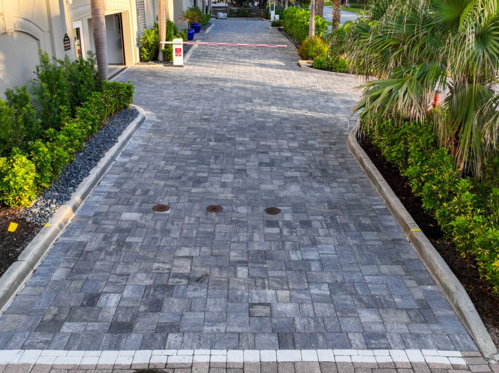 Vanderbilt Condo Association's Stunning Driveway & Pool Deck