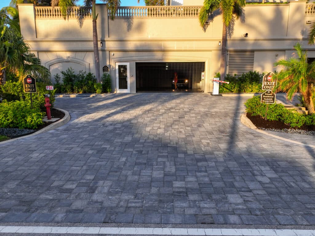 Vanderbilt Condo Association's Stunning Driveway & Pool Deck